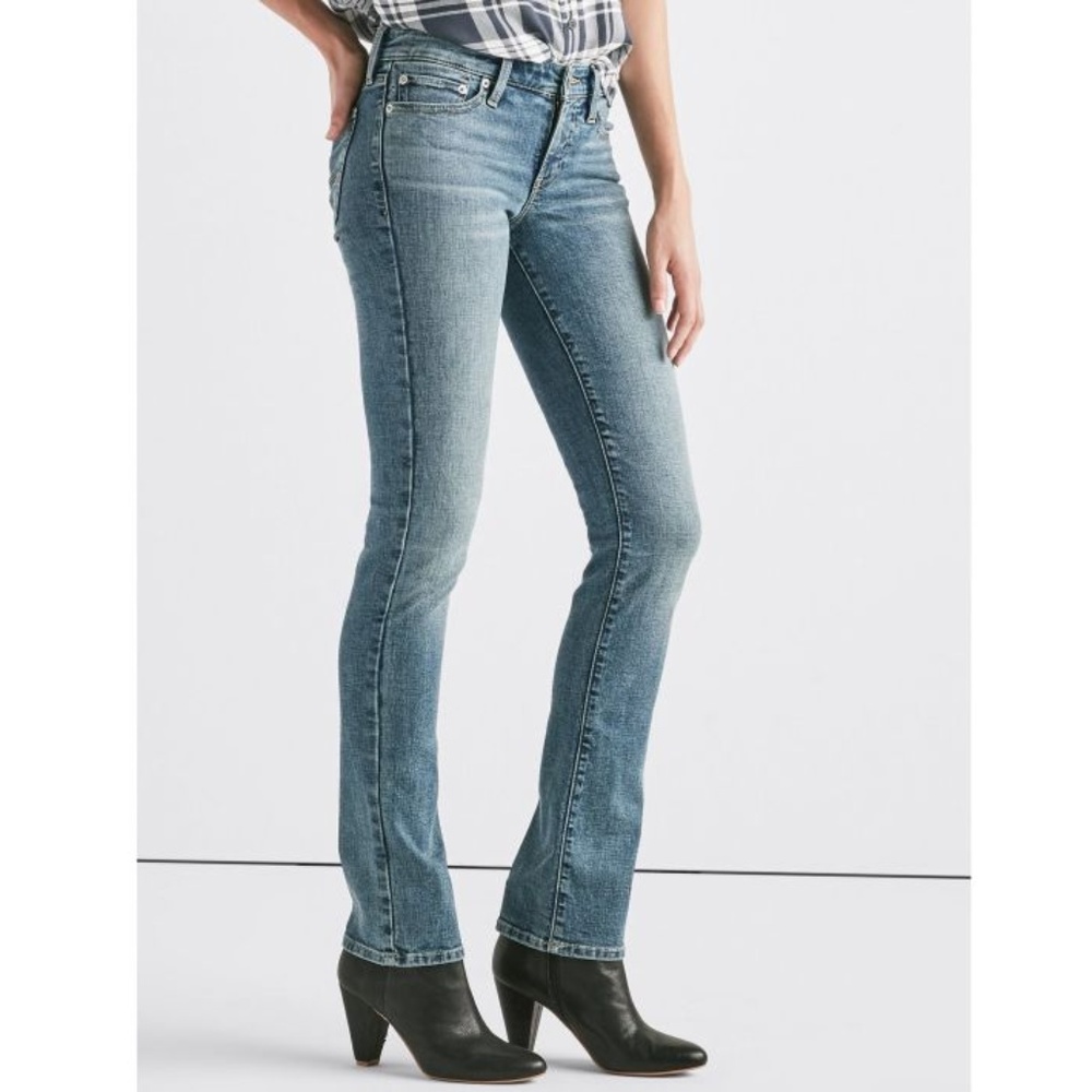 New Lucky Brand 10/30 Sweet Straight Jeans Havana
